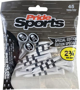 Skull and Crossbones Tee 2 3/4" Golf Tee- 45 pieces